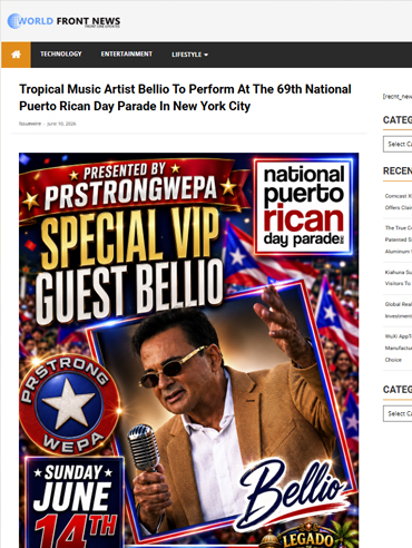 Bellio en NY World Front News